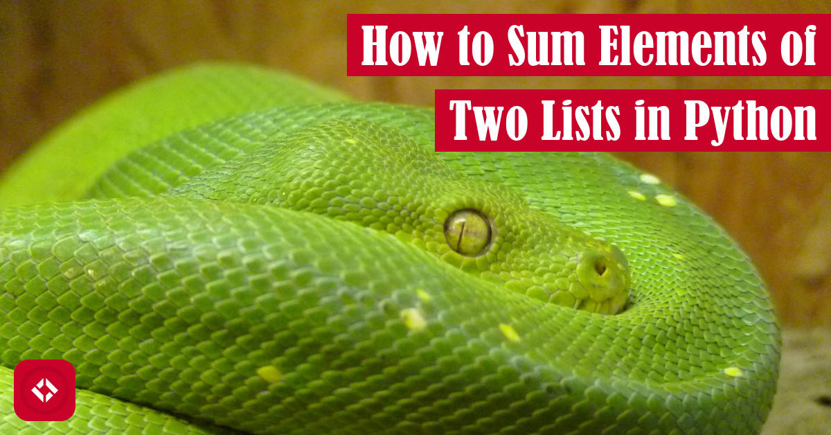 How to Sum Elements of Two Lists in Python Featured Image