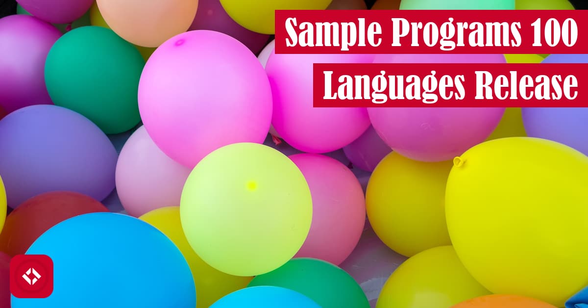 Sample Programs 100 Languages Release Featured Image