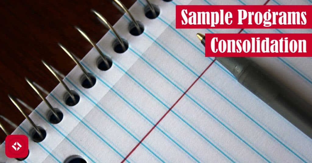 Sample Programs Consolidation: No More Hello World Series – The ...