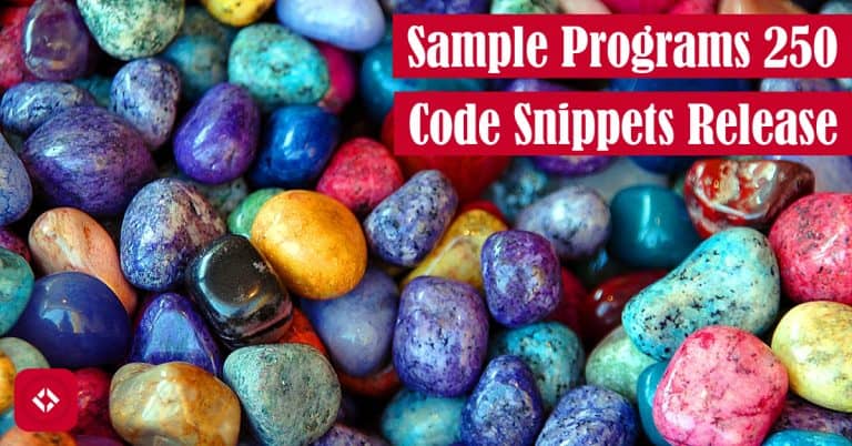 Sample Programs 250 Code Snippets Release – The Renegade Coder