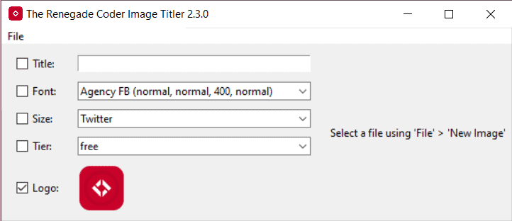 Image Titler 2.3.0 Preloaded with Options