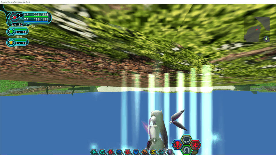 Telepipe Below the Phantasy Star Online Forest