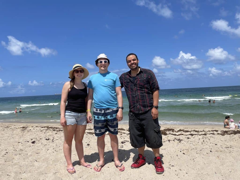 Jeremy, Morgan, and Robert in Ft. Lauderdale