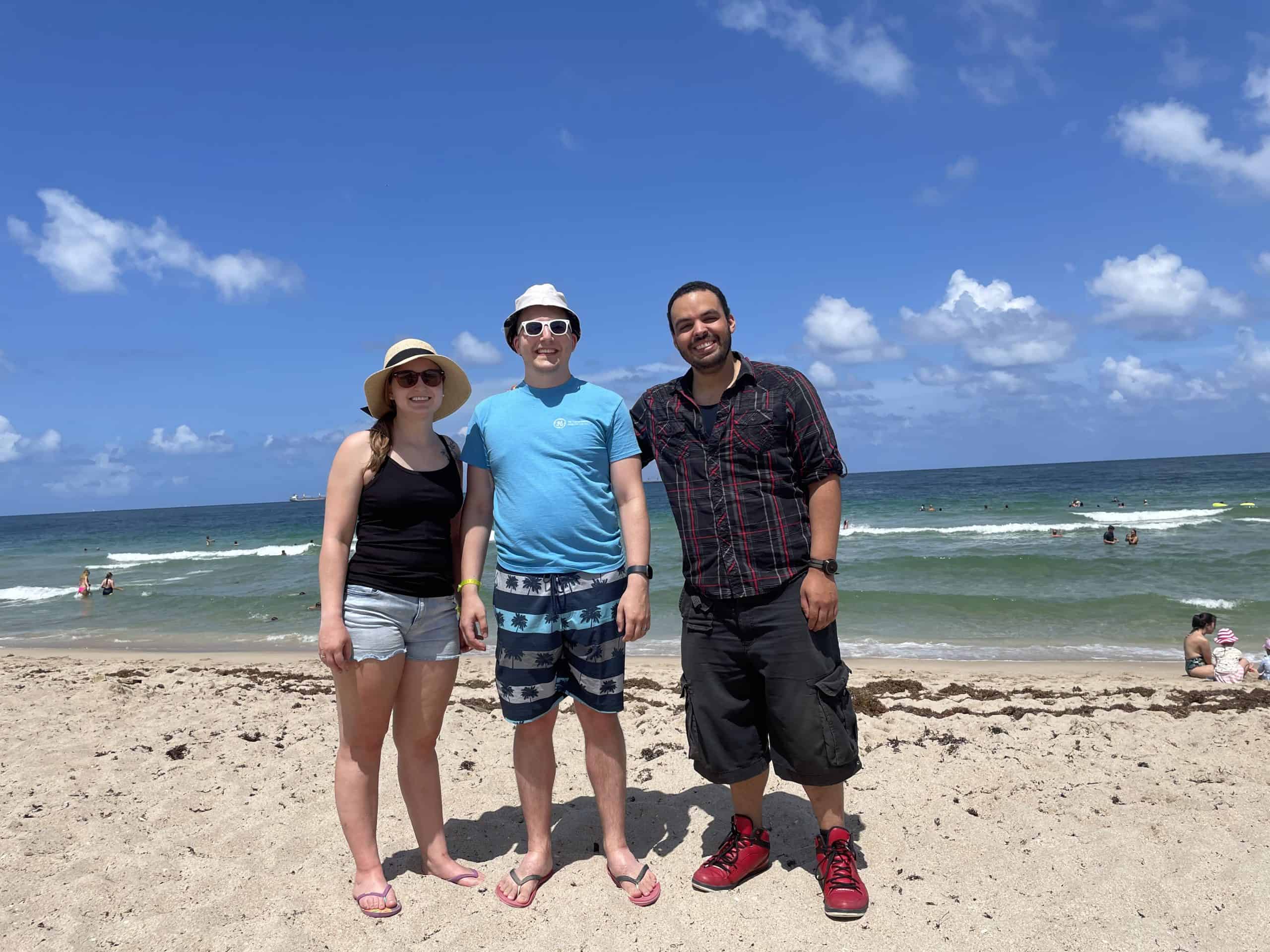 Jeremy, Morgan, and Robert in Ft. Lauderdale