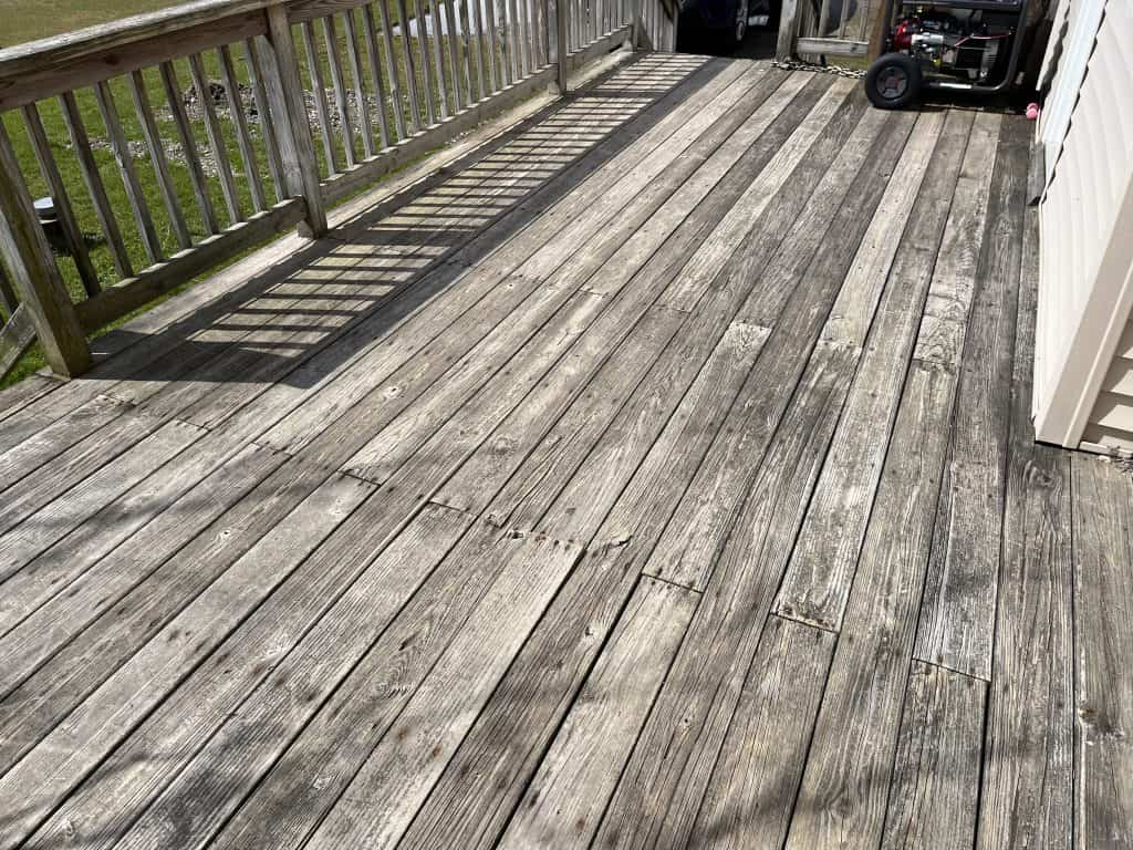 Family Deck: Untreated as of April 1st, 2023