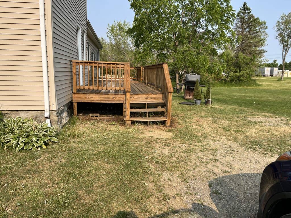 Family Deck: Mostly Stained as of June 4th, 2023