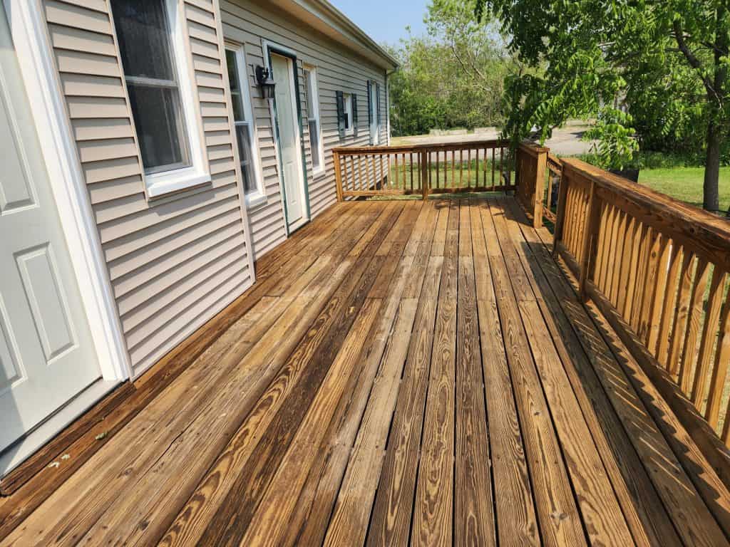 Family Deck: Completely Stained as of June 7th, 2023