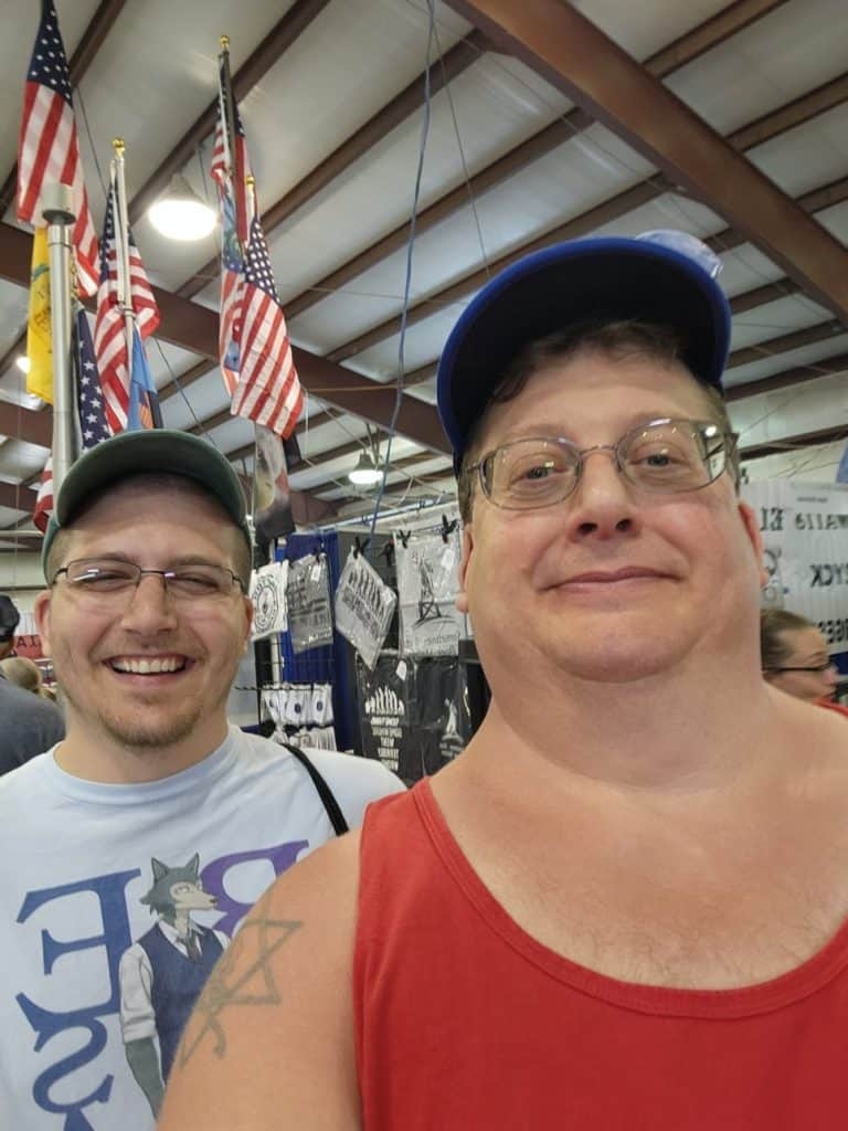 Dad and Jeremy at the Dayton Hamvention