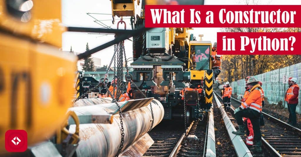 A construction site with the title of the article overlayed