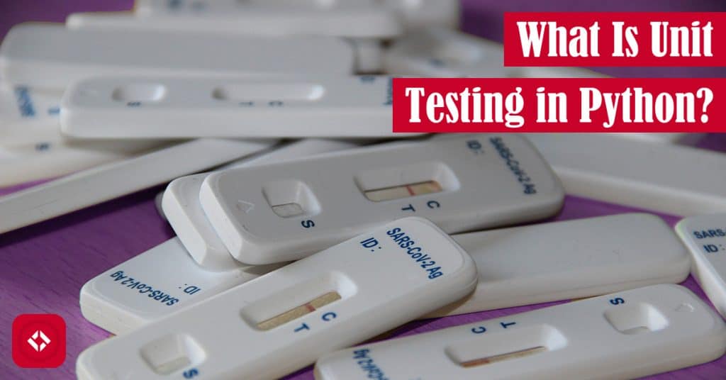 A photo of several COVID test with the title of the article overlayed