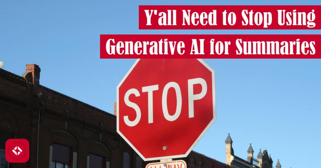 A photo of a stop sign with the title of the article overlayed.