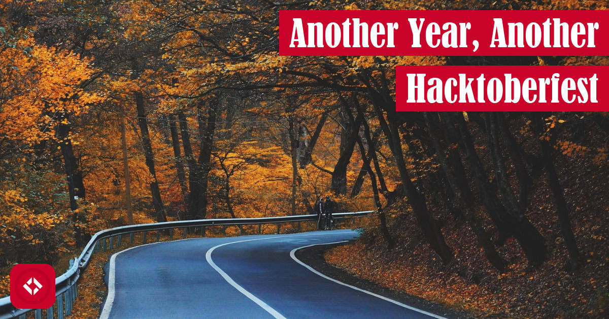A photo of a road cutting through fall scenery with the title of the article overlaid.