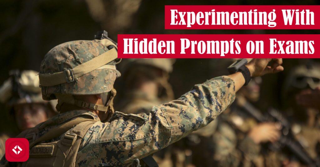 A photo of a soldier in camo as a play on the word hidden. The title of the article is overlaid.