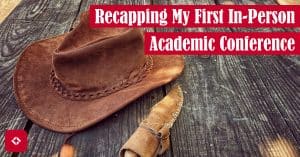 A photo of a cowboy hat with the article title overlaid.