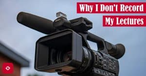 A photo of a video camera with the title of the article overlaid.