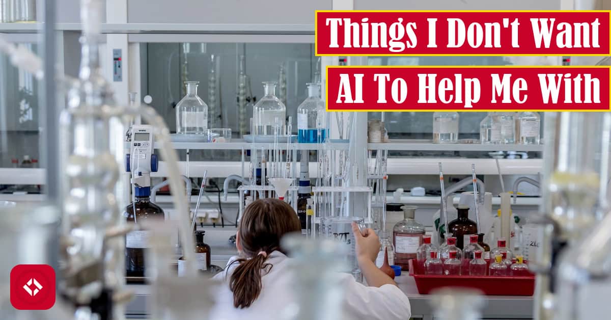 A photo of lab equipment with the title of the article overlaid.