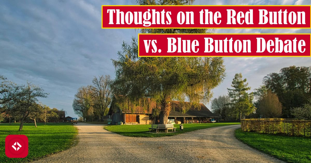 A photo of a fork in the road as a play on two choices. The title of the article is overlaid.