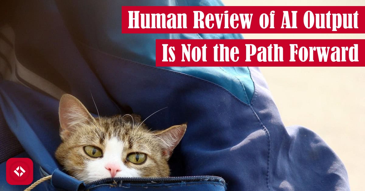 A photo of a cat peaking out of a bag with the title of the article overlaid.