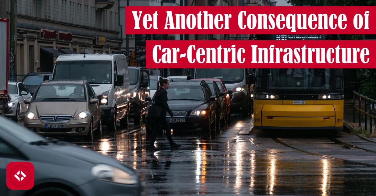 A photo of some cars in the rain with the title of the article overlaid.
